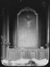 plaque de verre photographique ; église de Barsac, sacris...