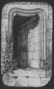 plaque de verre photographique ; Rions, Citadelle,  porte...