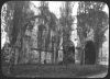 plaque de verre photographique ; La Sauve - Abbaye, intér...