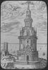 plaque de verre photographique ; La tour de Cordouan, de ...