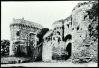 plaque de verre photographique ; Dinan : château de la du...