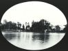 plaque de verre photographique ; Languédias : étang de Be...