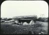 plaque de verre photographique ; Locmariaquer : dolmen de...