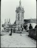 plaque de verre photographique ; Saint-Thégonnec : église...