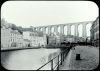 plaque de verre photographique ; Morlaix : le viaduc