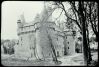 plaque de verre photographique ; Sibiril : château de Kér...