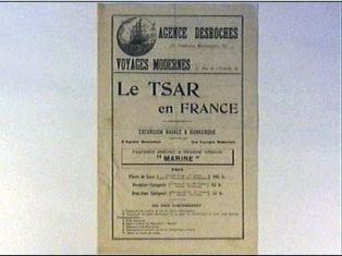 Le Tsar en France.