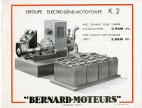 Groupe électrogène-motopompe K. 2