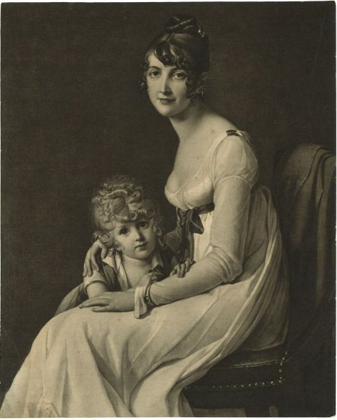 Madame Panon Desbassayns et son fils Eugène (Titre fictif)
