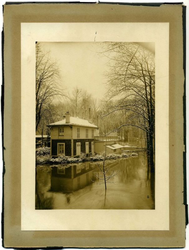 Habitation de M. André - Vue du Pont - 29 janvier 1910