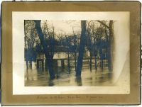 Habitation de Monsieur André - Vue du pont - 31 janvier 1910