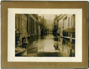 Rue du Pont à Suresnes - 31 janvier 1910