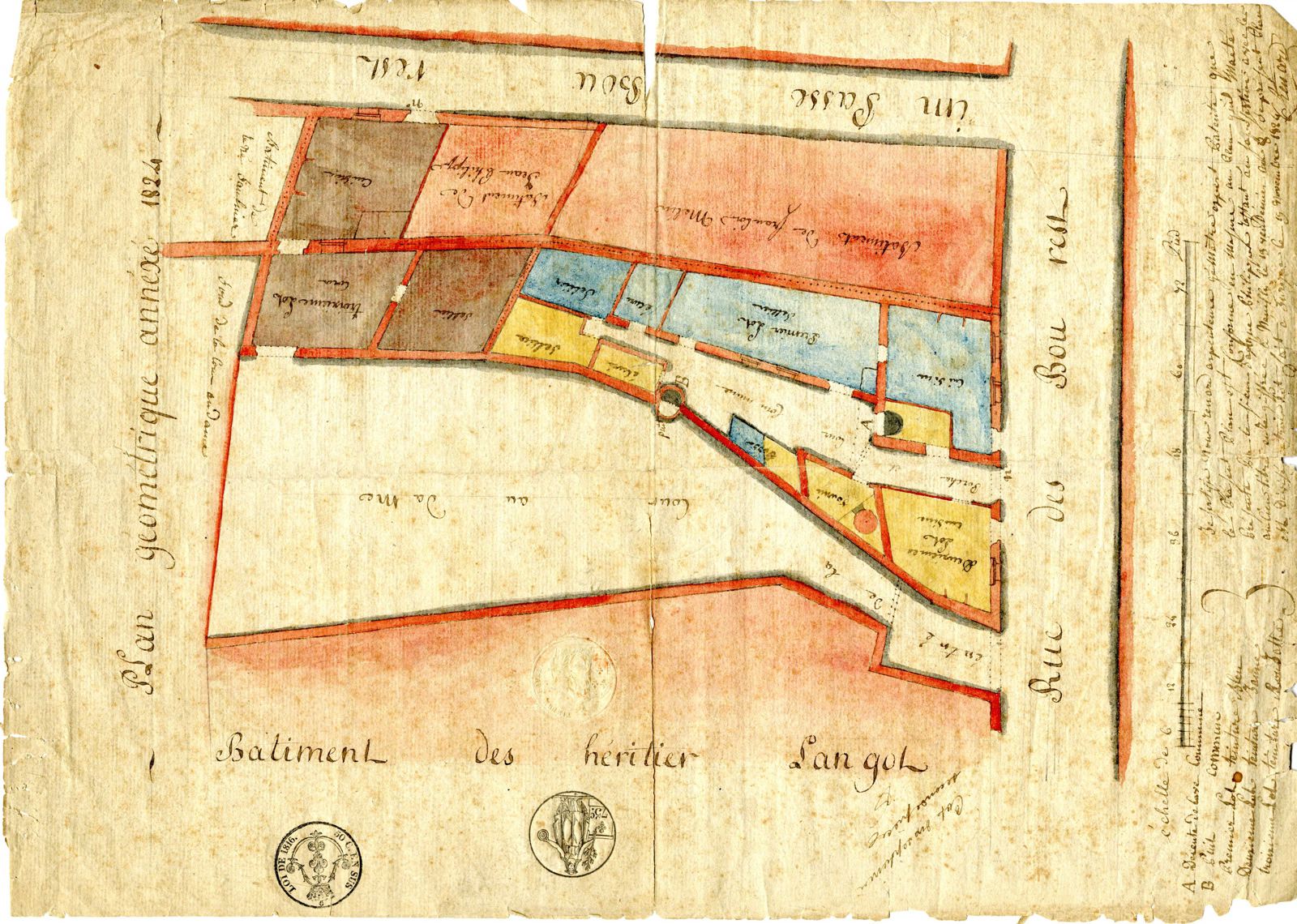 Plan géométrique annexé (1824)