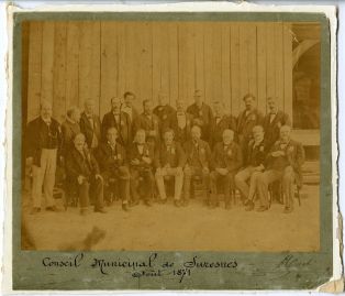 Conseil Municipal de Suresnes. Août 1871 ; © Lucille PENNEL