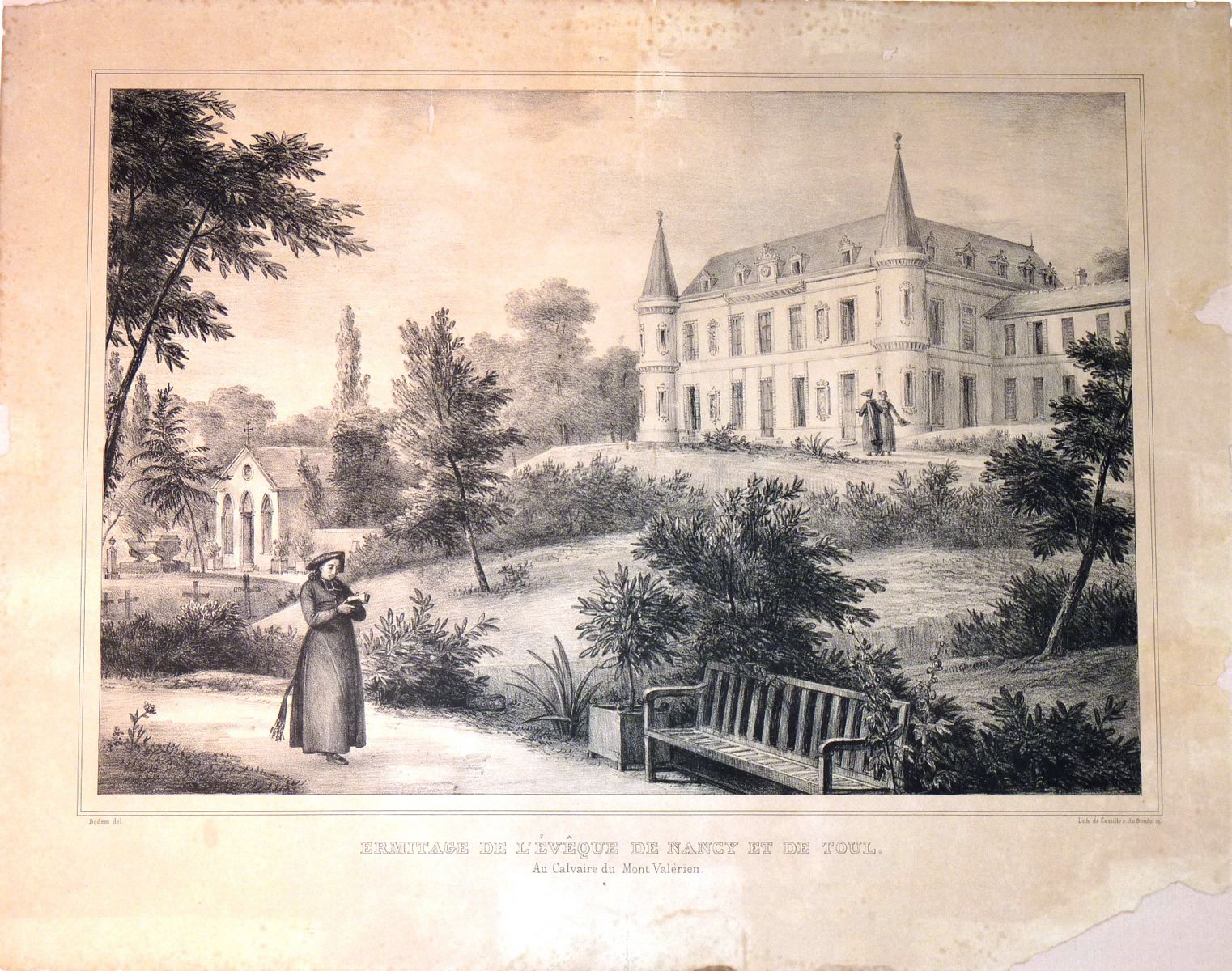 Ermitage de l'évêque de Nancy et de Toul. Au Calvaire du Mont Valérien