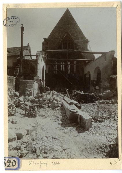 Eglise Saint Leufroy en démolition