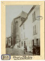 Chevet de Saint Leufroy, vue prise de la rue du Puits d'a...