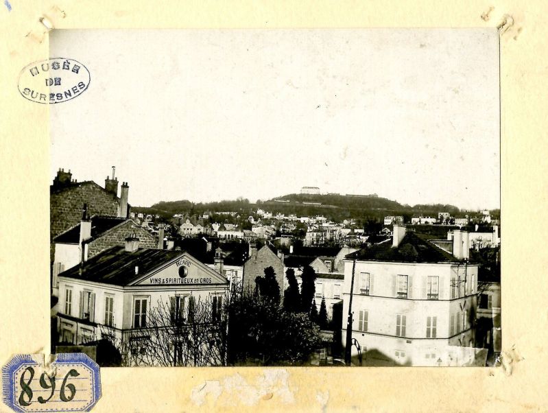 Panorama de Suresnes vue prise depuis la rue Pagès