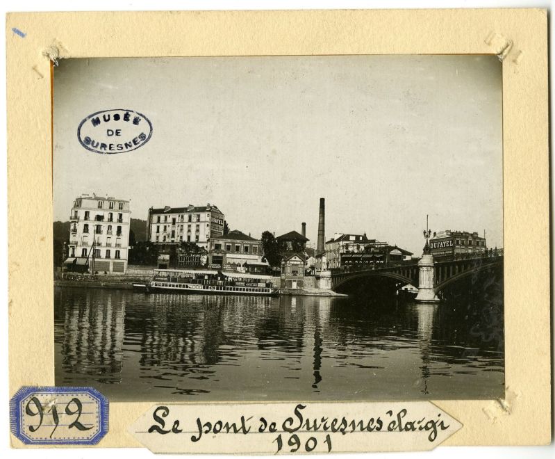 Le Pont de Suresnes élargi - 1901