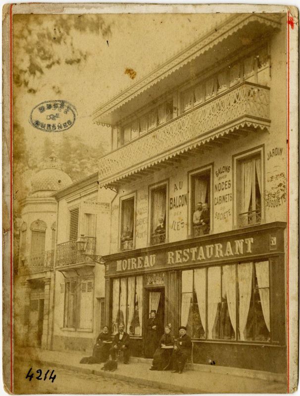 Restaurant Moireau, quai de Suresnes, " au Balcon des îles"