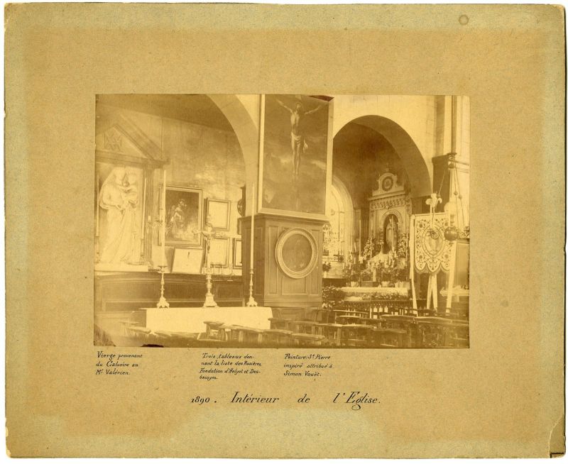 1890 - Intérieur de l'église