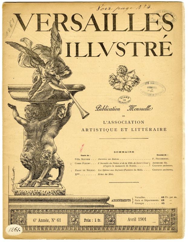Versailles illustré Nº 61 - Avril 1901