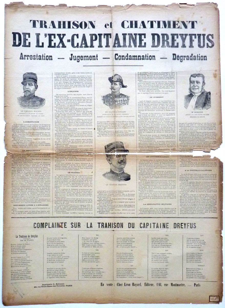 Trahison et châtiment de l'ex-capitaine Dreyfus