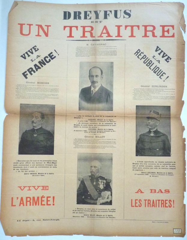 Dreyfus est un traître ; © Vincent LORION