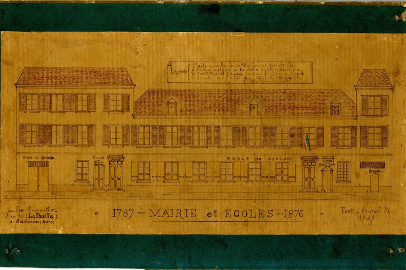 Mairie et Ecoles - 1787-1876 ; © Aurélie LETELLIER
