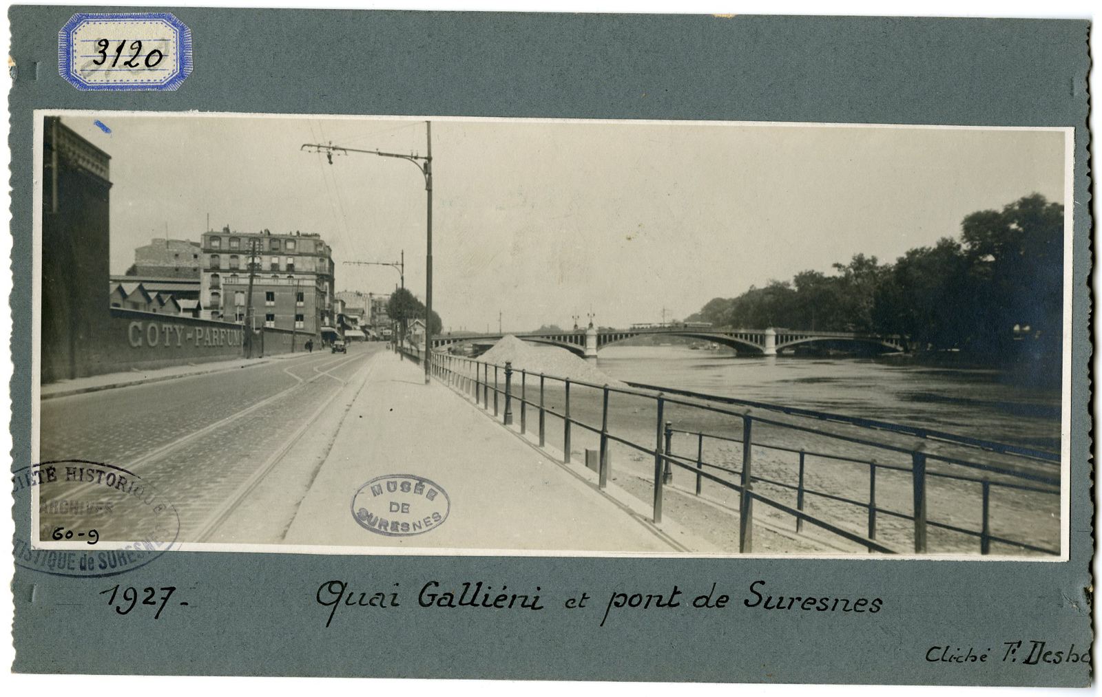 Quai Galliéni et pont de Suresnes