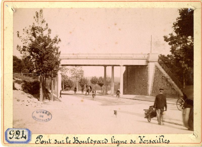 Pont sur le boulevard, ligne de Versailles