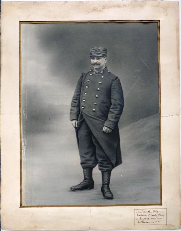 Portrait du Caporal Lanfranchi Félix ; © Lucille PENNEL