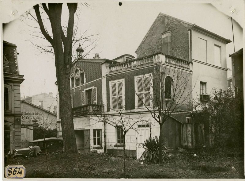 Les communs, façade nord de la maison Heiser