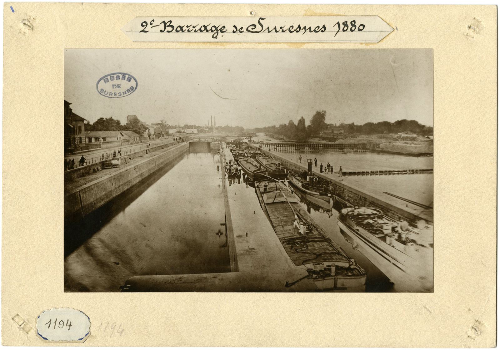 2e barrage de Suresnes en 1880
