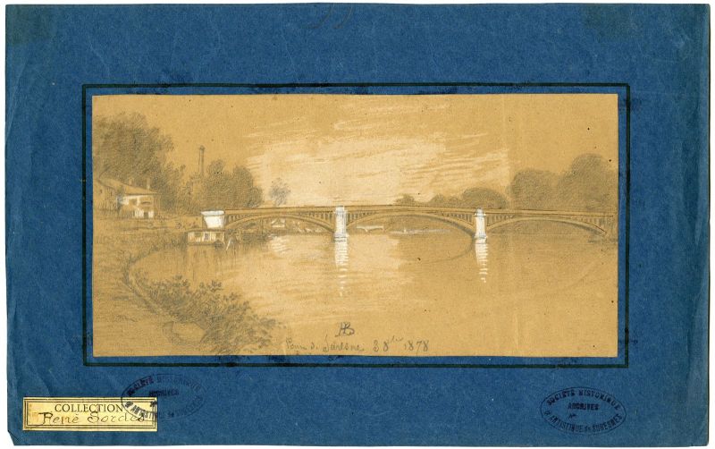 Pont de Suresnes en 1878