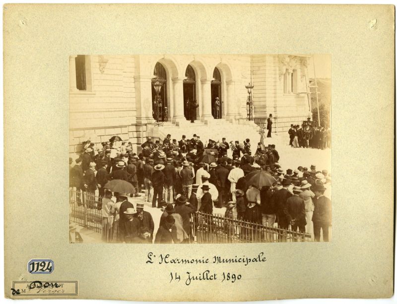 L'harmonie municipale le 14 juillet 1890