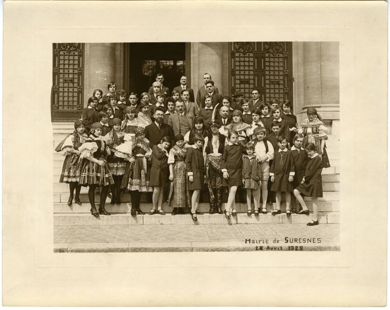 Groupe de chanteurs tchécoslovaques de Bakulé en 1929