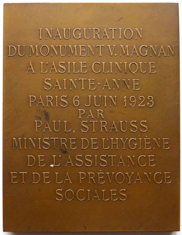 Inauguration du monument V. Magnan à l'asile clinique Sainte-Anne - Paris 6 juin 1923 ; © Lucille PENNEL