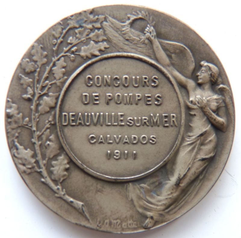 Concours de pompes - Deauville sur Mer - Calvados - 1911 ; © Lucille PENNEL