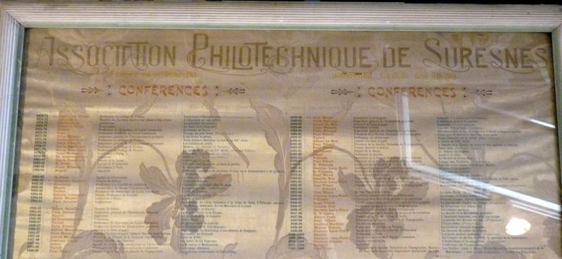 Association philotechnique de Suresnes ; © Lucille PENNEL