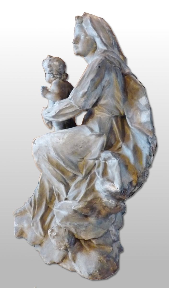 Vierge à l'enfant avec anges
