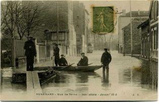 SURESNES - Rue de Seine - Inondations - Janvier 1910