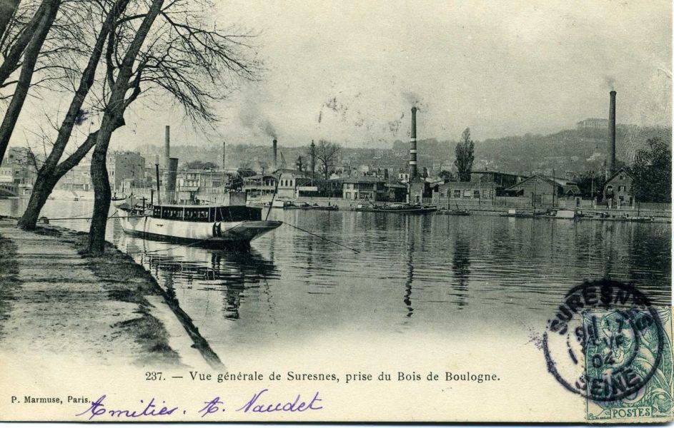 237 - Vue générale de Suresnes, prise du Bois de Boulogne