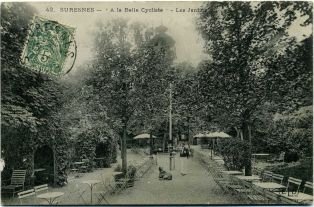 SURESNES - "A la Belle Cycliste" - Les Jardins