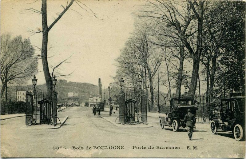 BOIS DE BOULOGNE - Porte de Suresnes