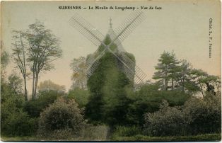 SURESNES - Le Moulin de Longchamp - Vue de face