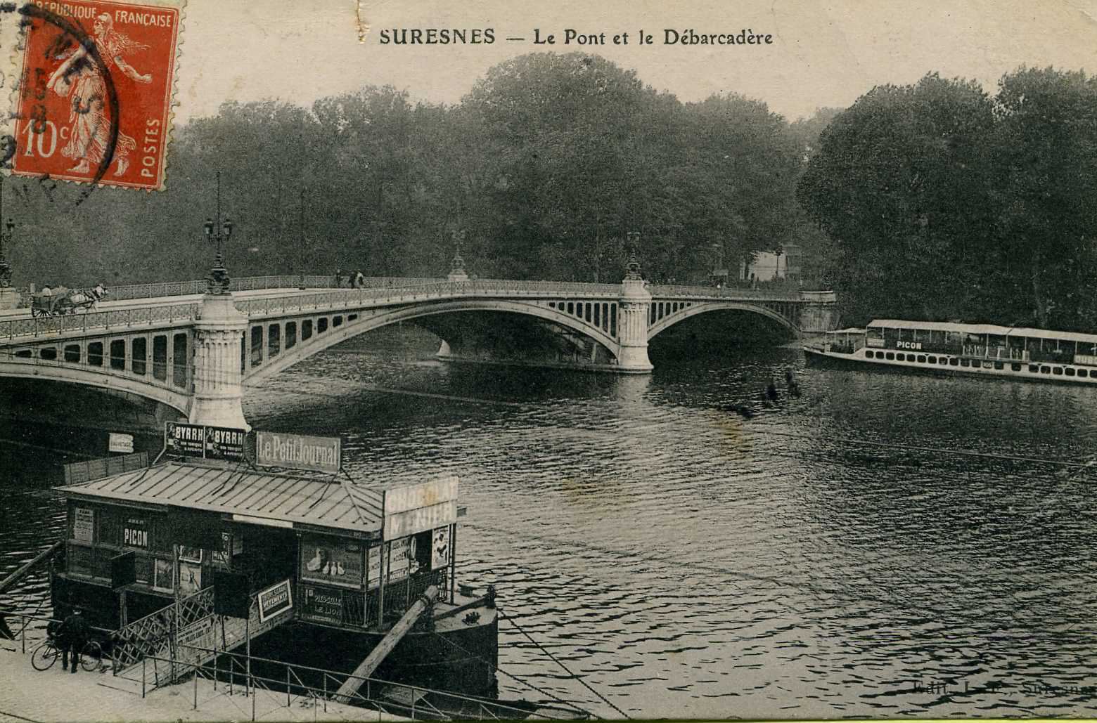 SURESNES - Le Pont et le Débarcadère