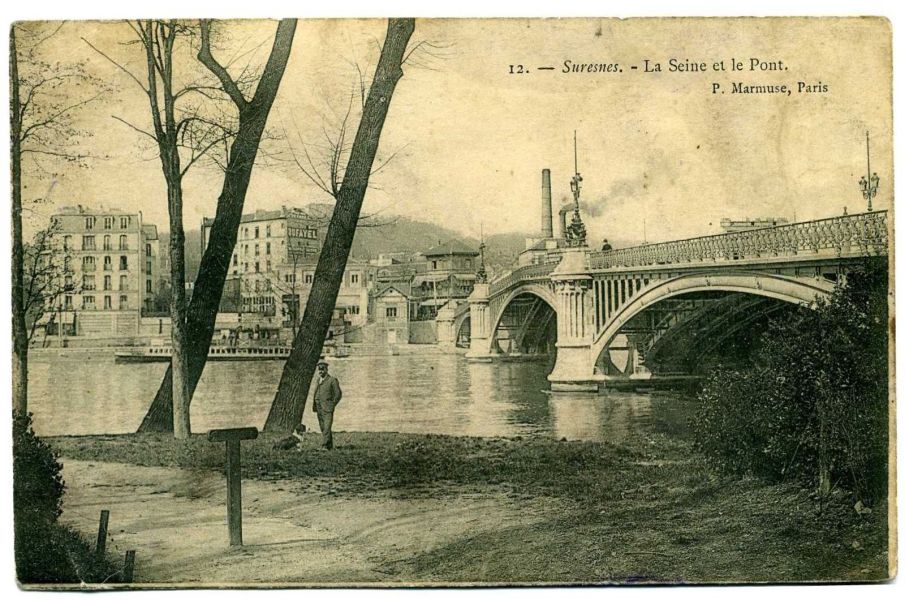 Suresnes - La Seine et le Pont