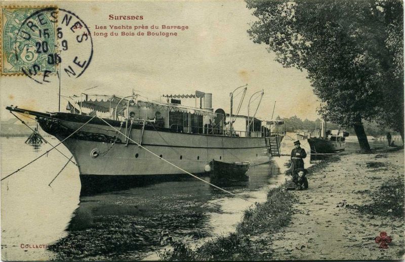 SURESNES - Les Yachts près du Barrage - Le long du Bois de Boulogne