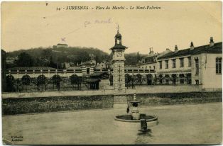 SURESNES - Place du Marché - Le Mont-Valérien